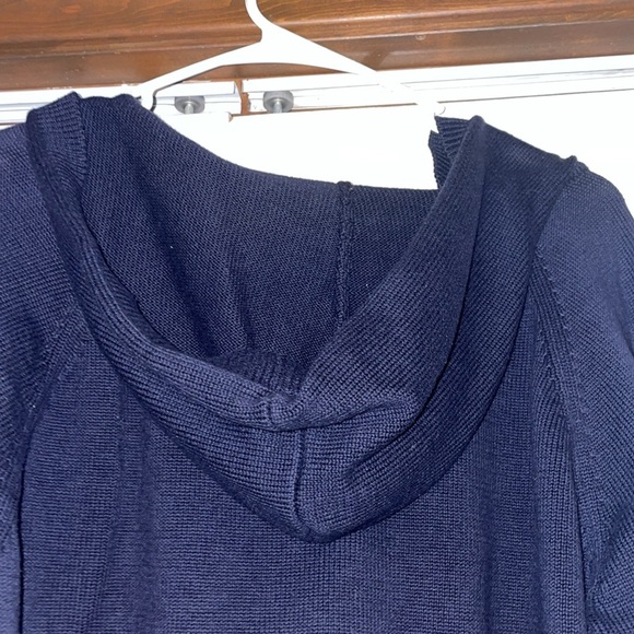 Crazy Horse Navy Blue Sweater W/Hood-XL - Picture 6 of 7